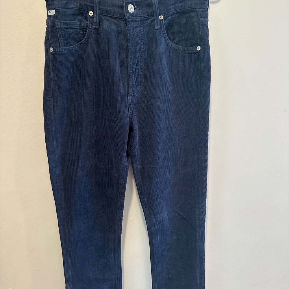 Citizens Of Humanity Dark Blue Skinny Corduroy Jeans